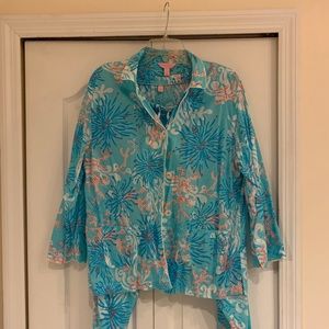 Lilly Pulitzer pajama set